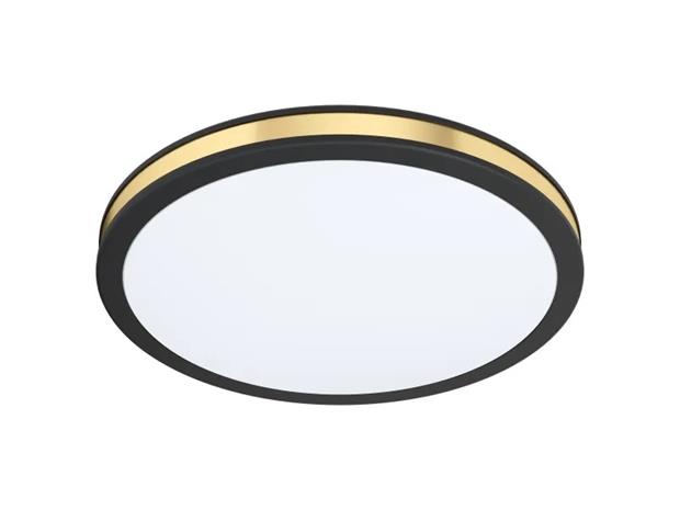 EGLO PESCAITO LOFT 2000LM Ø280 GULD/SORT