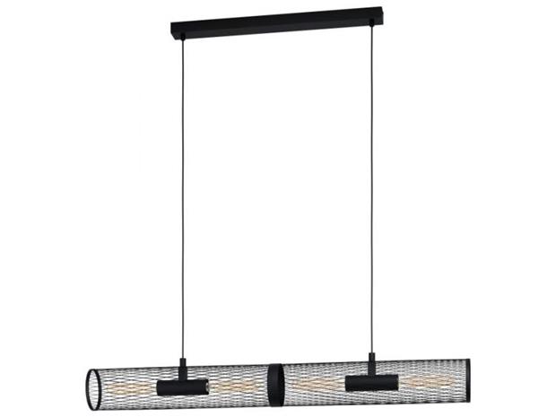 EGLO REDCLIFFE LANGBORD 4XE27 SORT GITTER