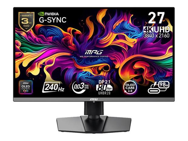 MSI MPG 272URXDE (27"), näyttö