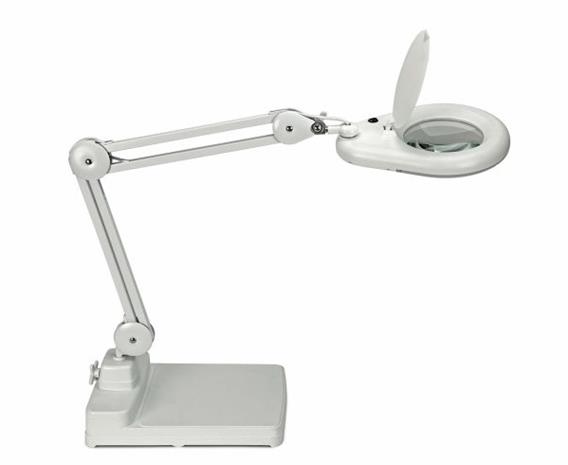 LED-suurennuslasivalaisin MAULviso valkoinen