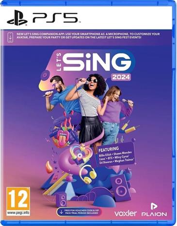 Let's Sing 2024, PS5 -peli