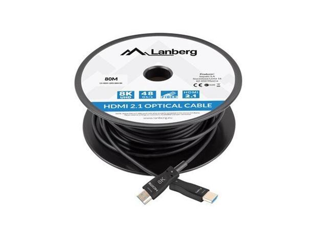Lanberg HDMI cable with Ethernet - 80 m