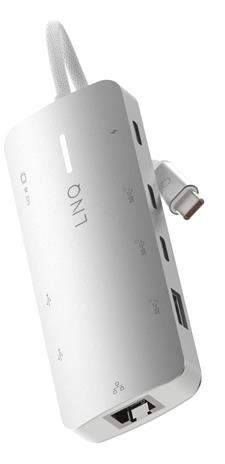 LINQ 8-in-1 PRO 140W USB-C Multiport Hub Space Grey