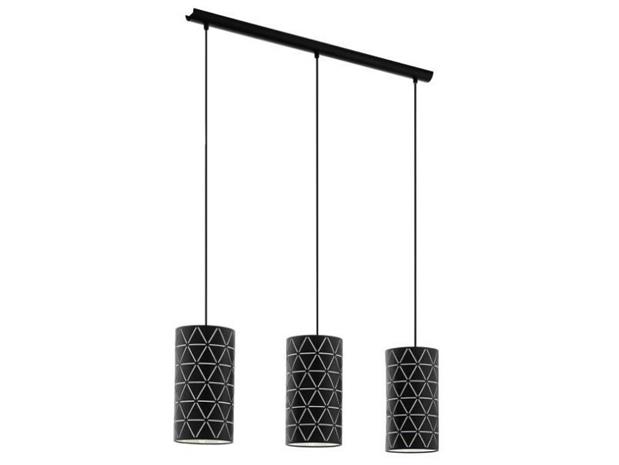 Eglo 98353 - Kattokruunu narulla RAMON 3xE27/40W/230V