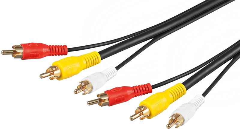 Pro Komponentti (3xRCA) kaapeli - 10m