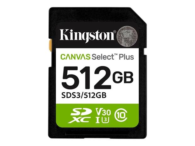Kingston Canvas Select Plus 512GB microSDXC with Adapter
