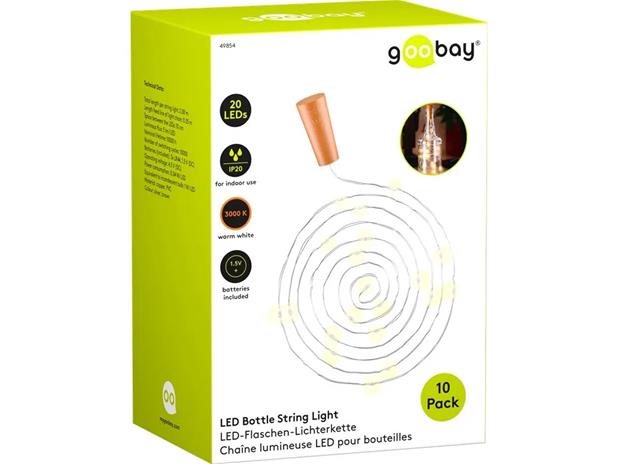 Pro 10 x Bottle string light with 20 LEDs
