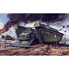 Pienoismalli: Airfix: Buffalo Amphibian LVT & Jeep (1:76) MINIT