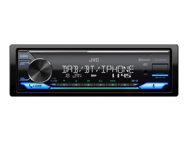 JVC KD-X482DBT 1-DIN Car Stereo Bluetooth DAB+