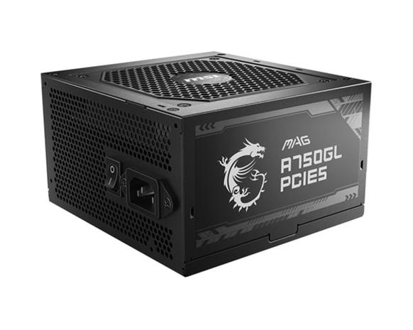 MSI MAG A750GL 750W -virtalähde, 80 Plus Gold
