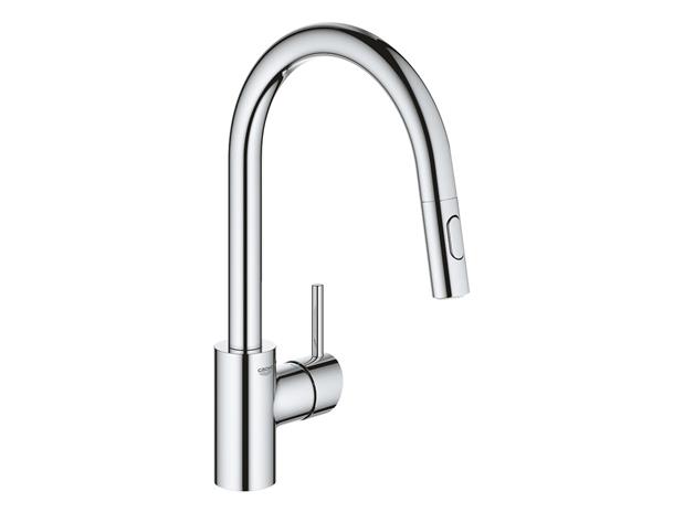 Grohe Concetto Kitchen faucet with pull-out Chrome