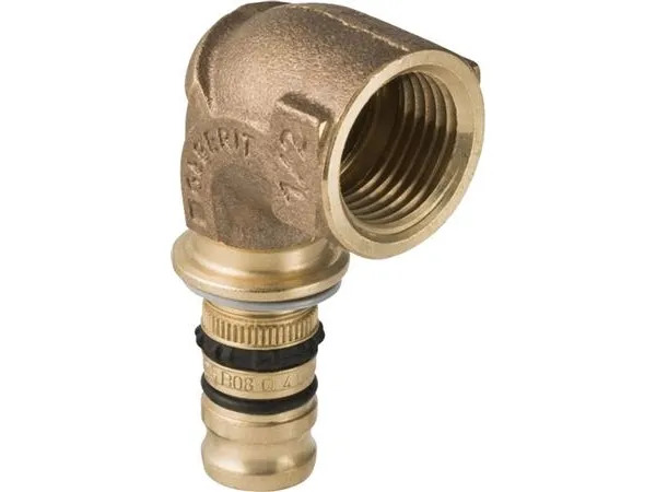 Geberit mepla bend adapter 90° with female thread: d=63mm r