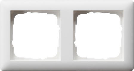Gira 2-modul-ramme Standard 55 hvid mat
