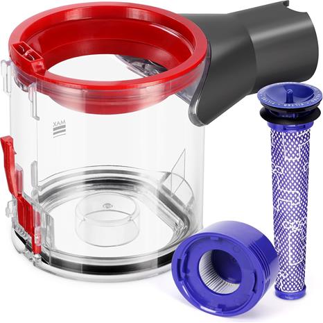 Dyson V8 -pölysäiliön säiliö suodattimen vaihdolla – kuva 6/7
