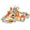 Abrick Ecoiffier - Complete Building Kit with Accessories 124pcs – kuva 1