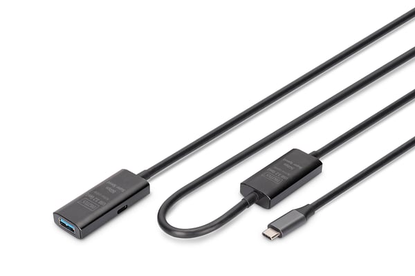DIGITUS - USB extension cable - 24 pin USB-C to USB Type A - 10 m – kuva 2/6