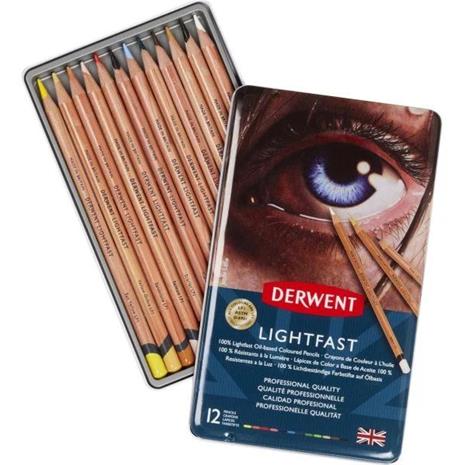 Derwent Lightfast -värikynälajitelma 12 kpl