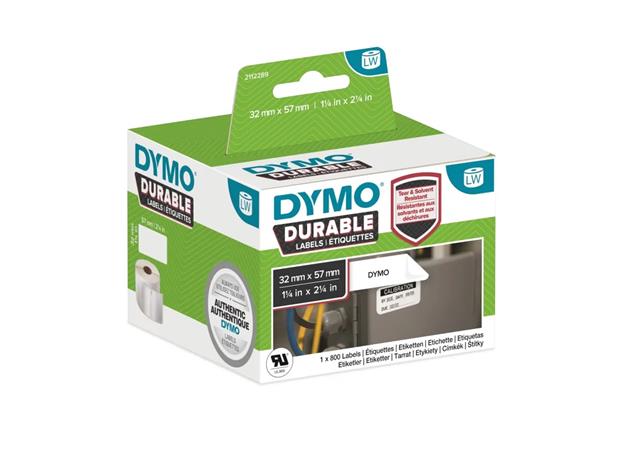 DYMO LW Durable medium multi-purpose 57mm x 32mm, 800 etiketter