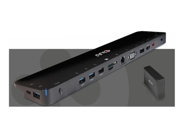 Club 3D CSV-1565 USB-C Docking Station VGA/HDMI/DP