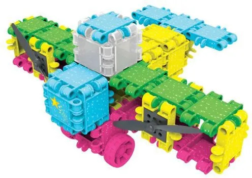 Clics Building Blocks - Glitter Construction Set 8in1
