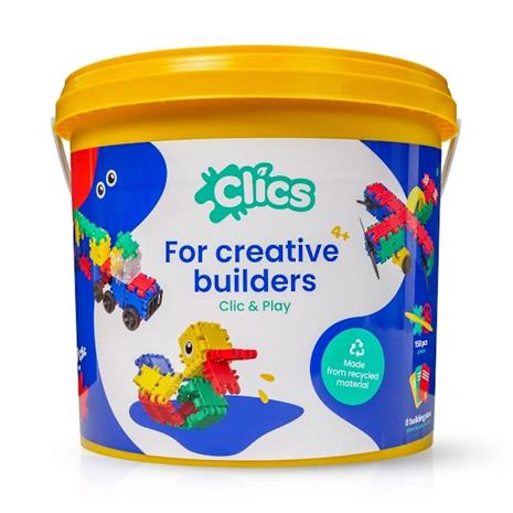 Clics Build & Play Bucket 8in1