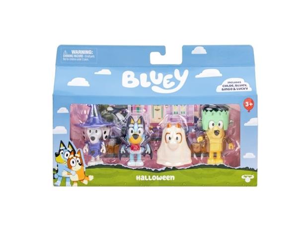 Bluey Figuurisetti Halloween 4-pack