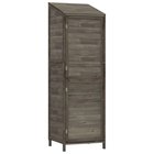 vidaXL Puutarhavaja antrasiitti 55x52x174,5 cm täysi kuusi