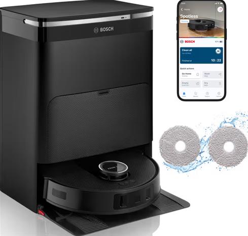 Bosch Spotless Max BCRDW3B, moppaava robotti-imuri