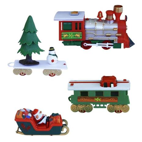 Mikamax Christmas Tree Train Set