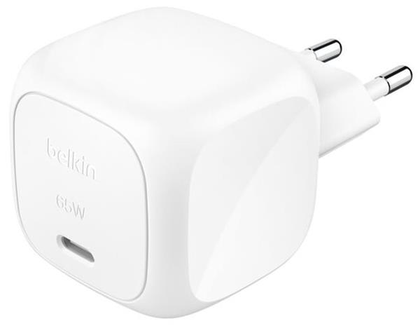 Belkin BoostCharge 65W PD/PPS USB-C -laturi, Valkoinen – kuva 3/4