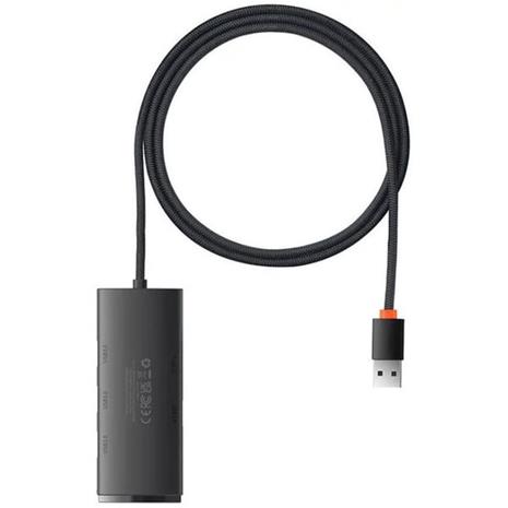 USB-A 4-porttinen USB-A 3.0 5Gb/s adapteri Lite-sarja, musta