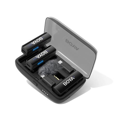 BOYA Microphone LINK V2.0 3.5mm Wireless X2 System Lightning USB-C