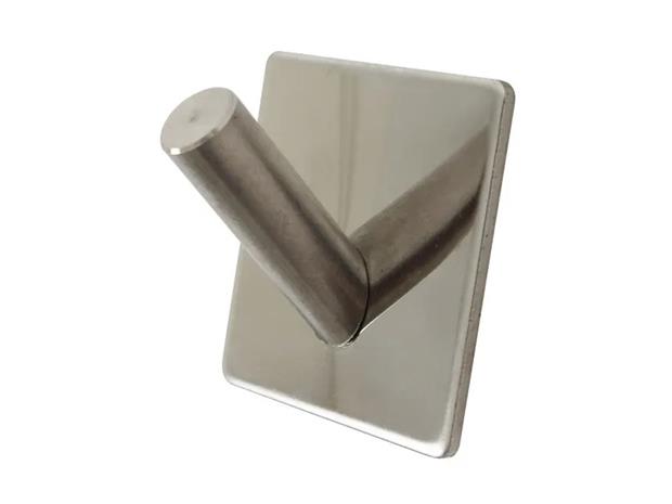 Home>it Self-Adhesive Single Hook 4 x 4 cm Chrome