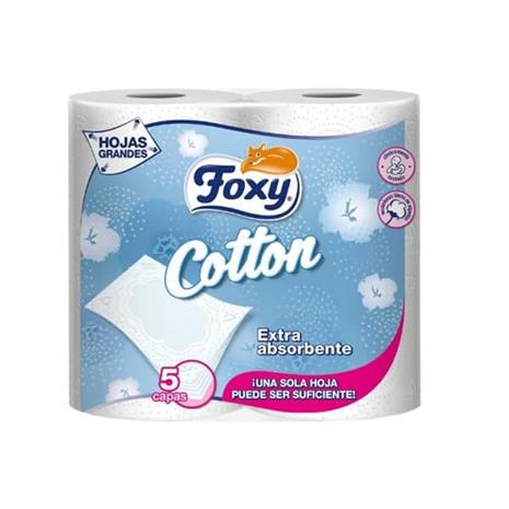 Foxy Cotton wc-paperi, 4 rullaa