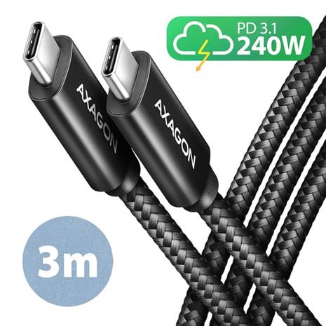 AXAGON BUCM2-CM30AB - USB-C cable - 24 pin USB-C to 24 pin USB-C