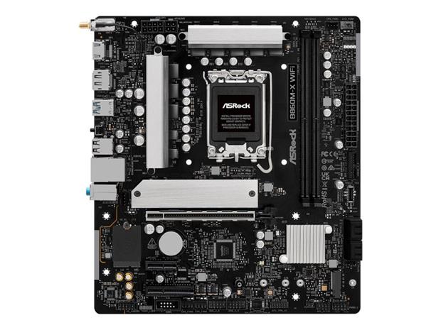 ASRock B860M-X WiFi Emolevy - Intel B860 - Intel LGA1851 socket - DDR5 RAM - Micro-ATX