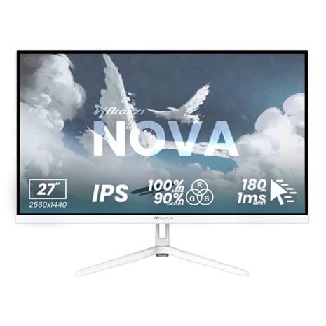 Arozzi Nova AZ-NO-27T2K180-WT (27"), näyttö