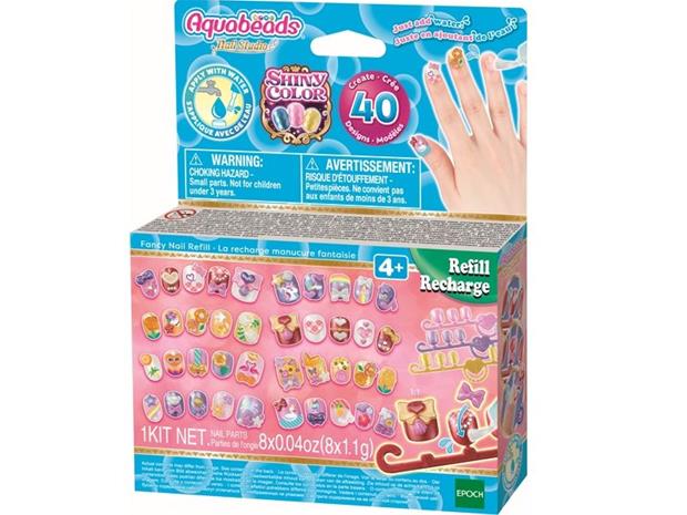 Upea manikyyritäyttö - Aquabeads - Veteen tarttuvat kynnet