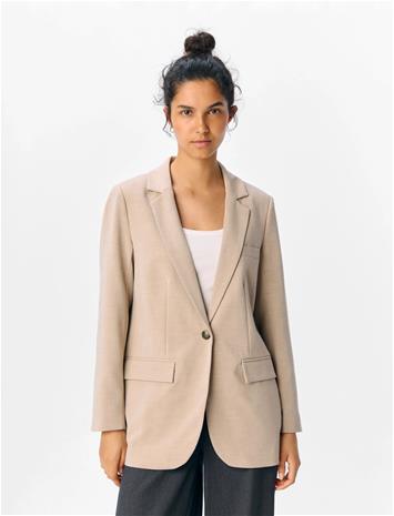 Object Objivy Sigrid Lo Blazer Div - Beige - 42