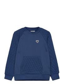 Hummel Hmlmini Loose Quilt Poc Sweatshirt - Blue - 110