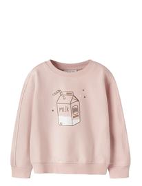 name it Nmfkiki Ls Rlx Sweat Unb - Pink - 116