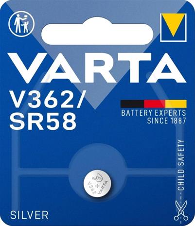 Varta â€“ V362/SR58 Silver Coin 1 Pack (362101401)