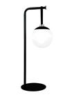 Dyberg Larsen Odin Lysbold Med Bordstander - Black - ONE SIZE