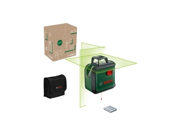 Bosch AdvancedLevel 360 (0603663BZ0) 4xAA, ristilinjalaser