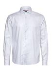 Tommy Hilfiger Dc Flex Collar Royal Oxf Stpe - White - R/46