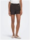 ONLY Onlbaia Hw Linen Bl Shorts Tlr - Brown - 42