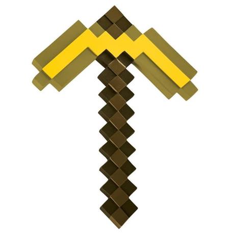Jakks Disguise Minecraft Gold Pickaxe