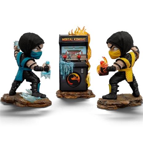 Iron Studios & Minico Mortal Kombat - Scorpion Vs Sub-zero Arcade Set Minico Figures