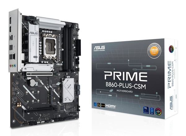 ASUS PRIME B860-PLUS-CSM Emolevy - Intel B860 - Intel LGA1851 socket - DDR5 RAM - ATX