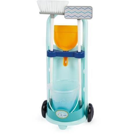 Ecoiffier - Cleaning Trolley Blue 5pcs.